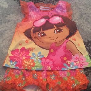 Little Girl Dora PJ Set